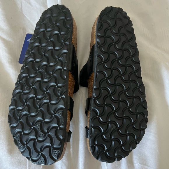 Birkenstock Mayari Black Strap Leather Sandals - Picture 3 of 3